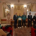 Premiazioni per gli atleti del progetto di karatè inclusivo della Motris Bitonto