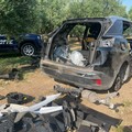 Auto cannibalizzata ritrovata a Terlizzi: era stata rubata a Bitonto