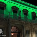 Palazzo Gentile illuminato di verde per la Giornata mondiale della salute mentale