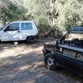 Auto rubata e cannibalizzata ritrovata tra Bitonto e Terlizzi