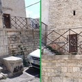 Deturpata la chiesa di San Francesco la Scarpa a Bitonto