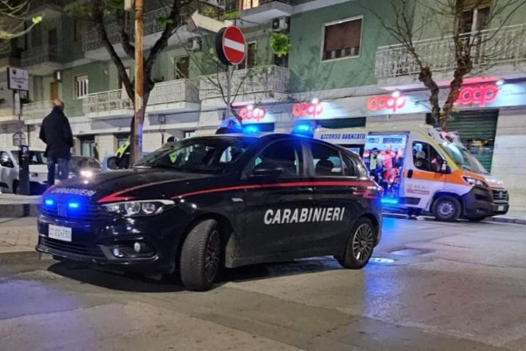 L'intervento dei Carabinieri