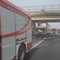 Tir in fiamme sull’A14 tra Bitonto e Molfetta: chiuso il tratto di autostrada