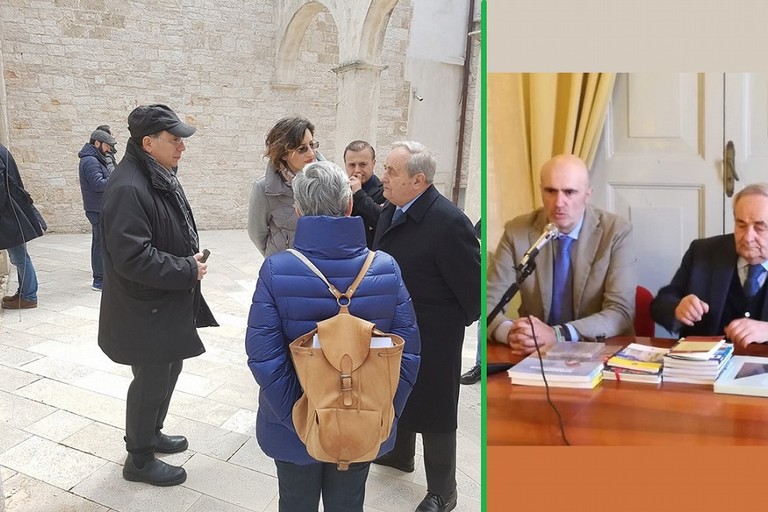 De ruggieri in visita a Palazzo Sylos