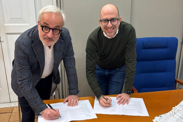 Francesco Paolo Ricci e Michele Sollecito. <span>Foto Comune di Giovinazzo </span>