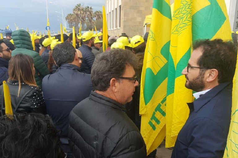 Gemmato fra i manifestanti