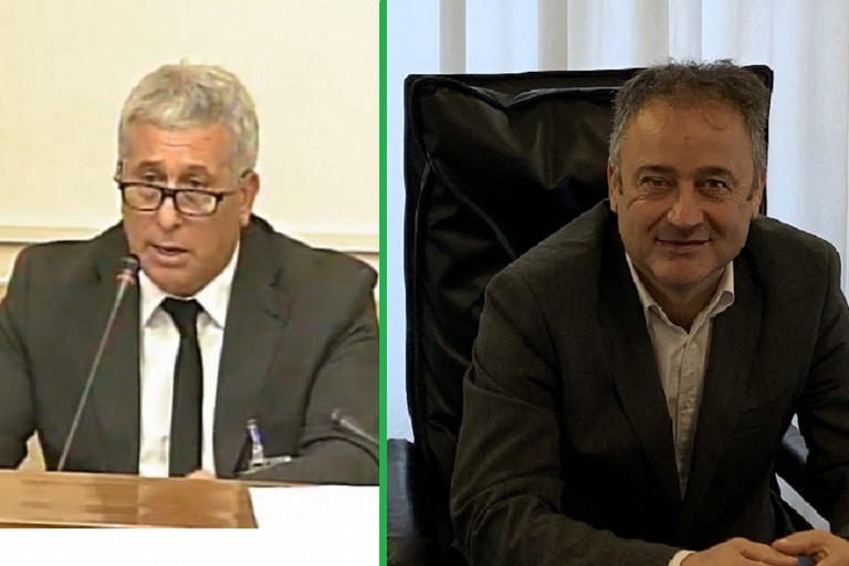 Gennaro sicolo e il neo presidente Pini