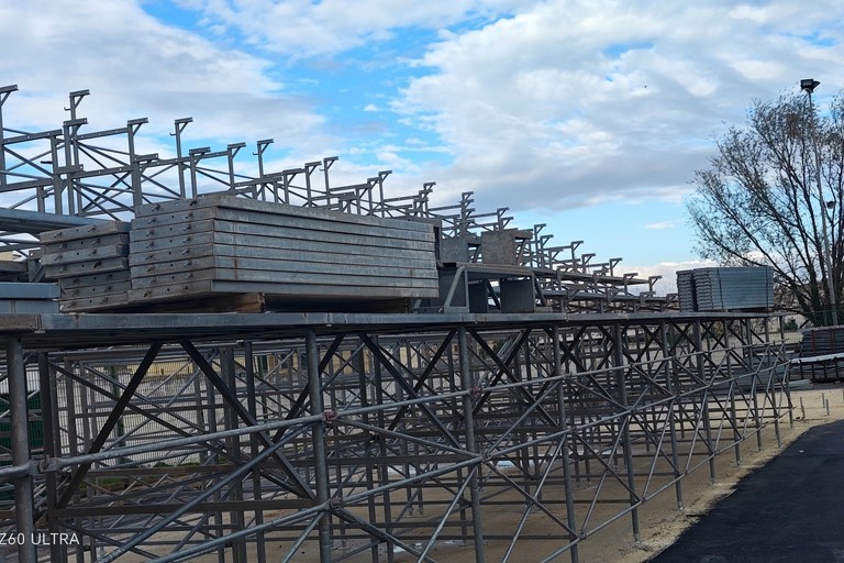 Gradinata lato nord - stadio 