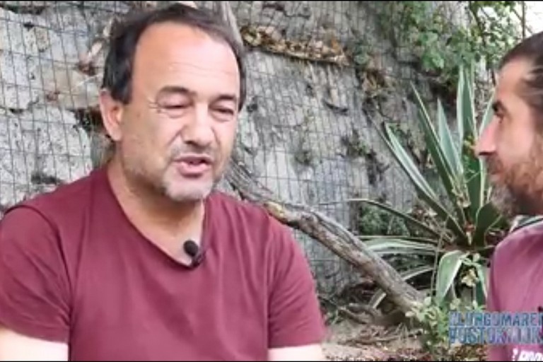 Il sindaco di Riace con Lorenzo Scaraggi