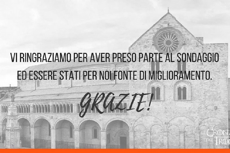 Il sondaggio delle Cronache del Trono