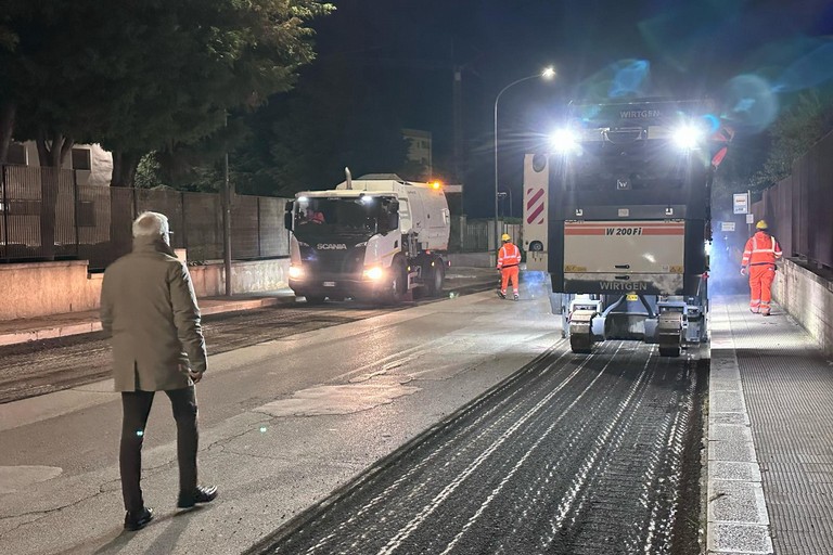 Lavori strade. <span>Foto Staff sindaco</span>