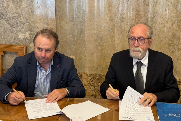 Depalma e Laforgia. <span>Foto Ufficio Stampa Federciclismo Puglia</span>