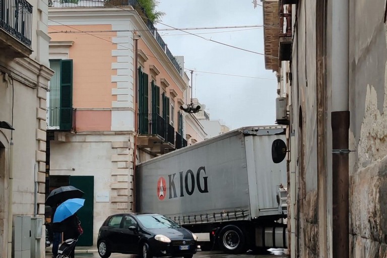 L'incidente stradale avvenuto tra via Traetta e via Caprera