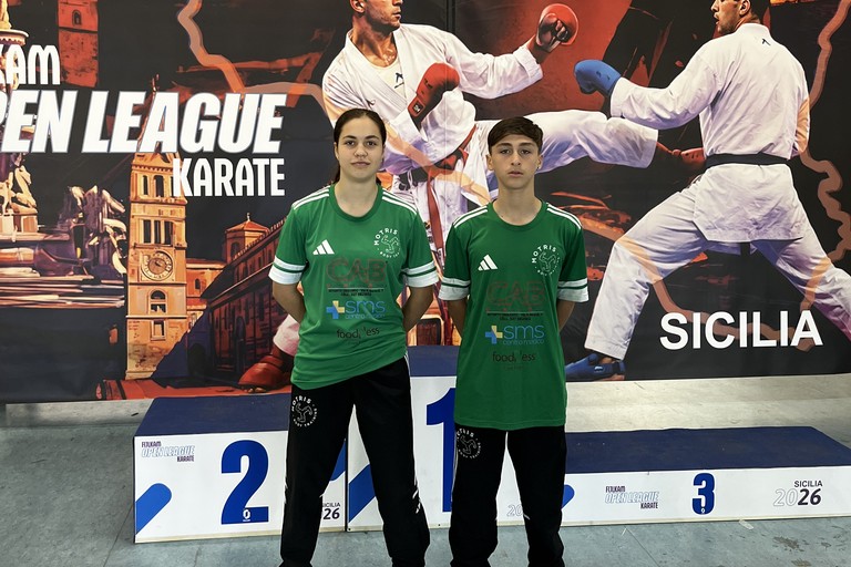Bottalico e Laura, Karate Academy Cioce. <span>Foto Karate Academy Cioce</span>