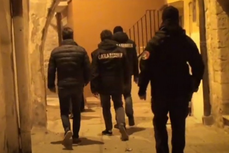 Gli arresti dei Carabinieri