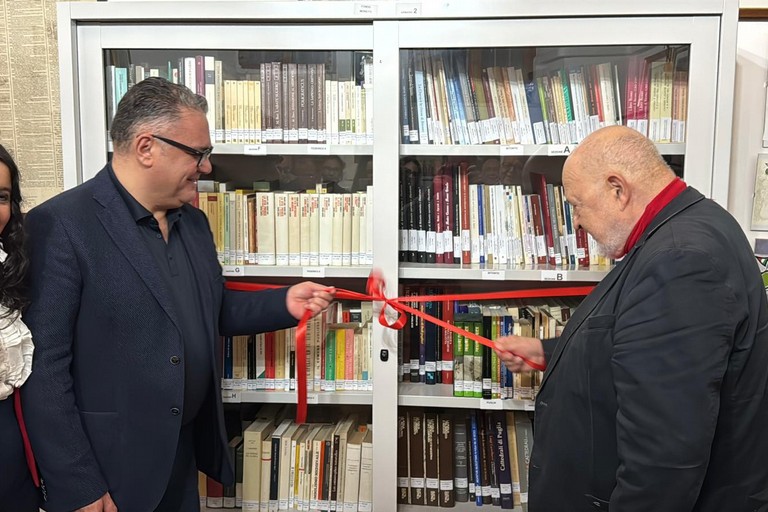 Inaugurazione fondo librario Felice Moretti. <span>Foto Centro Ricerche Bitonto </span>