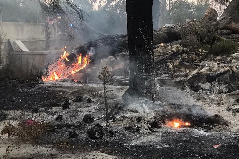 Incendio via Traiana