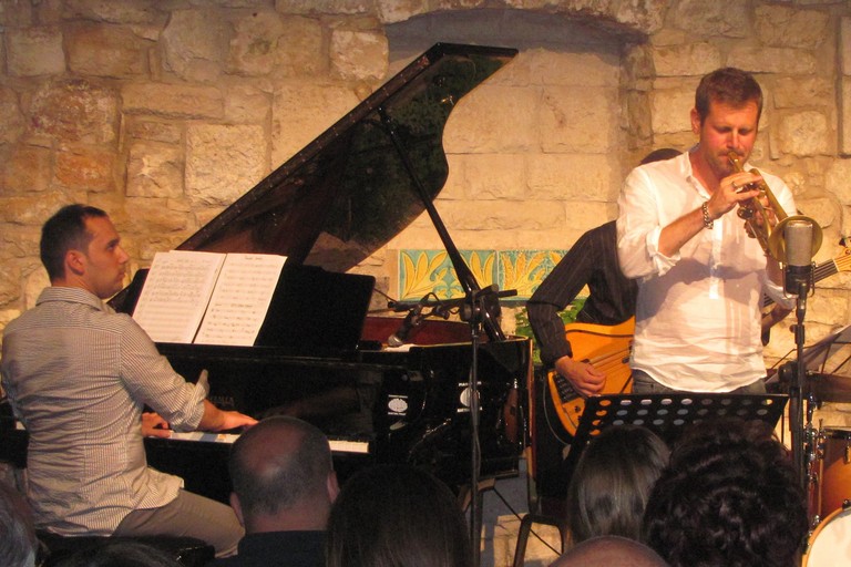 Il pianista Alberto Iovene e il trombettista Fabrizio Bosso