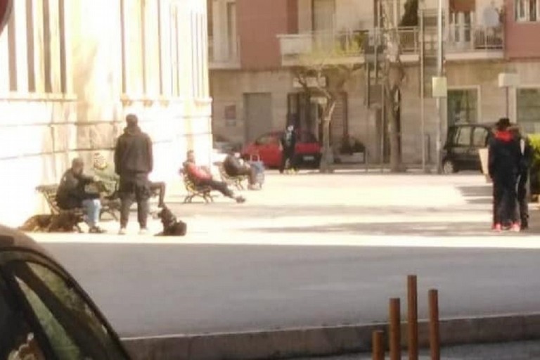 Le immagini postate dal sindaco di Bitonto