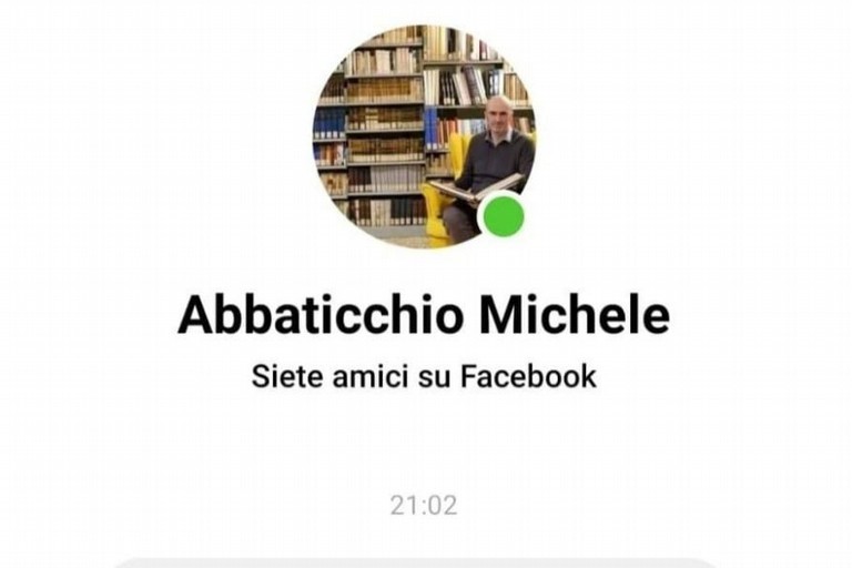 Il finto profilo di Michele Abbaticchio