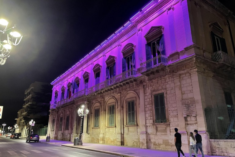 Palazzo Gentile in rosa