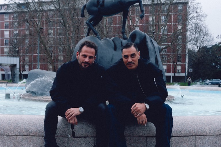 Pippo Mezzapesa e Marracash. <span>Foto ANDREA TAFEL</span>