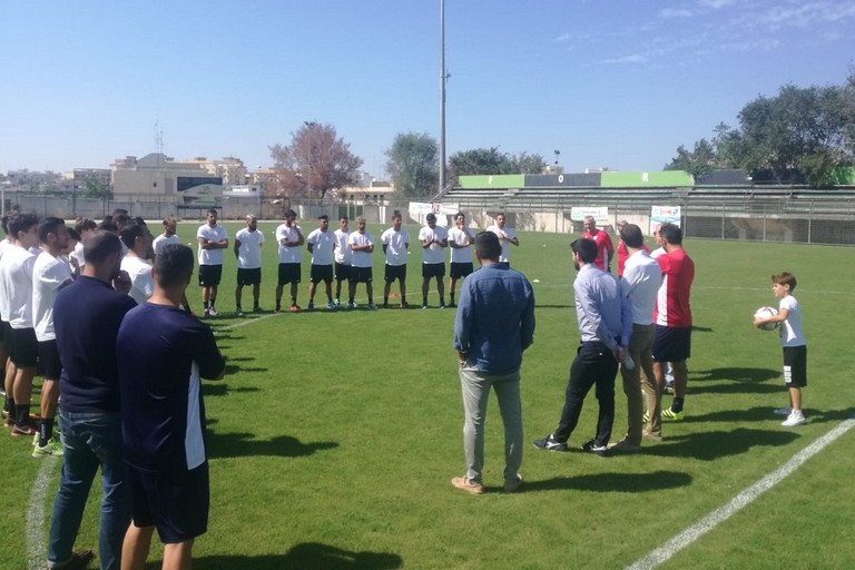 Primo giorno di lavoro per lUSD Bitonto Calcio