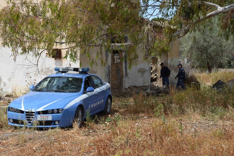 L'intervento della Polizia di Stato