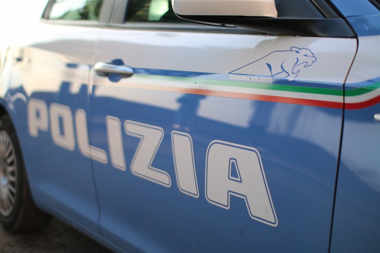 L'intervento della Polizia di Stato