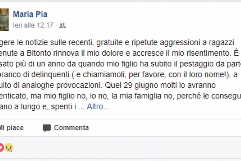 Ragazzo Aggredito