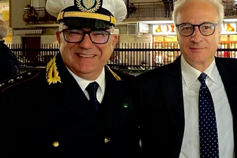 Sindaco Francesco Paolo Ricci e Comandante Lino Perrulli