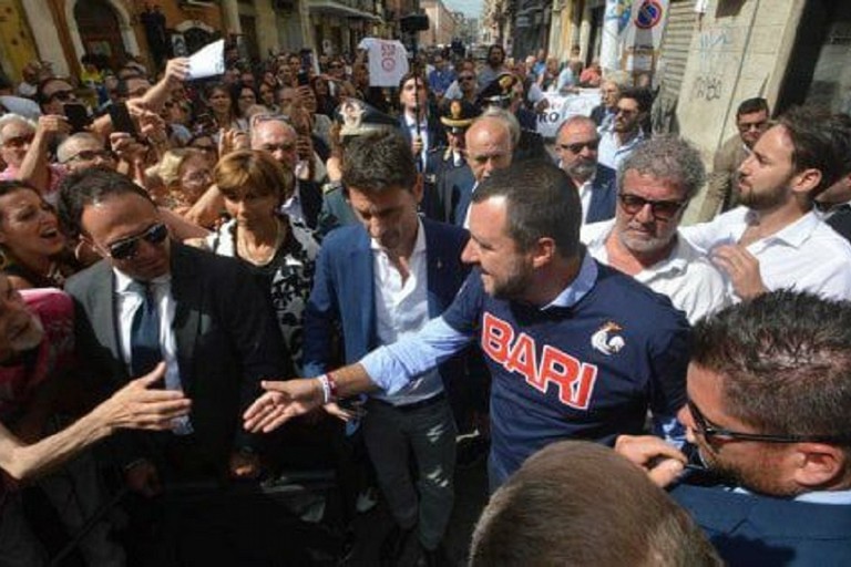 Salvini a Bari