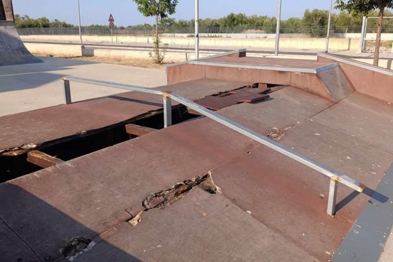 Skatepark dissestato