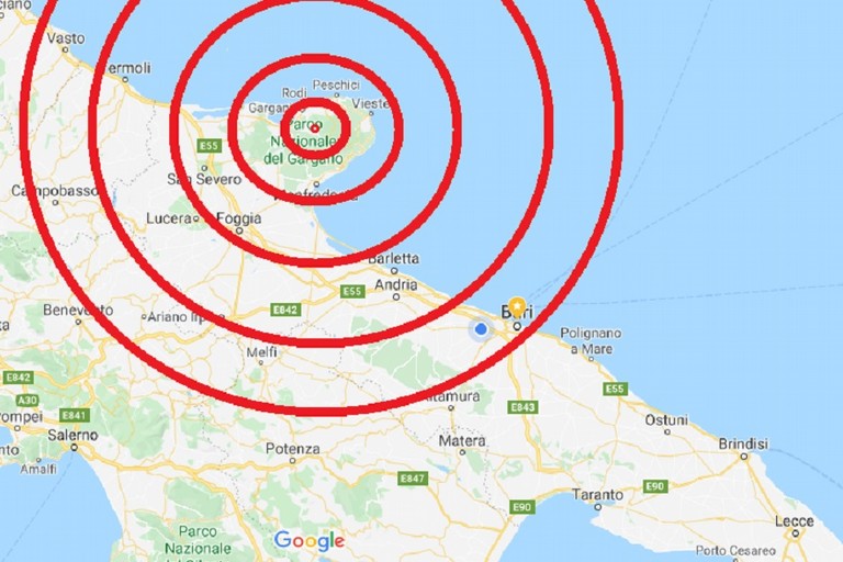 Terremoto sul Gargano