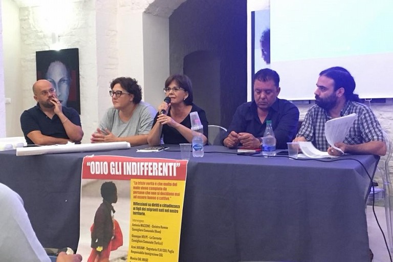 Un momento del convegno Odio gli Indifferenti