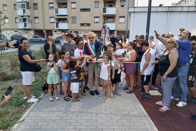 Inaugurazione parco in via Nacci